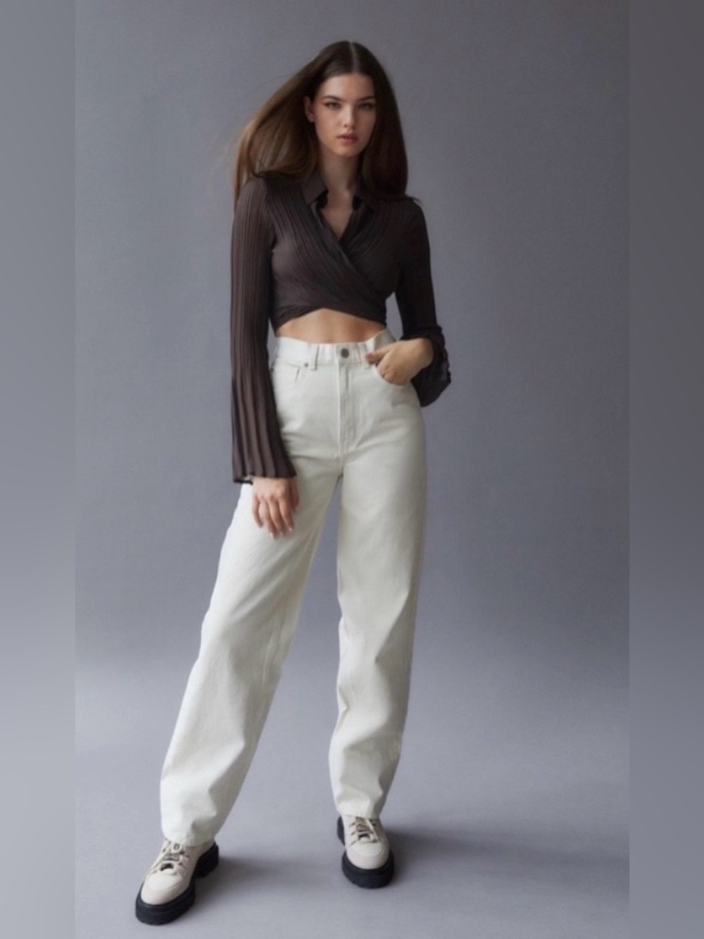 BDG Vintage Feel High-Waisted
Baggy Jean - Ivory Coast